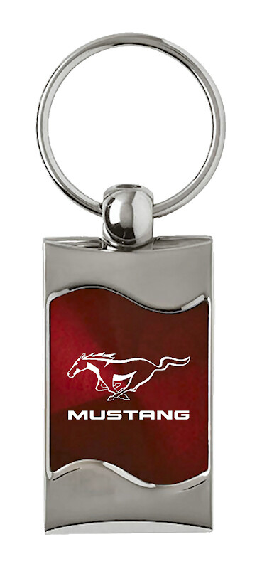 Ford Mustang Key Ring (Burgundy)