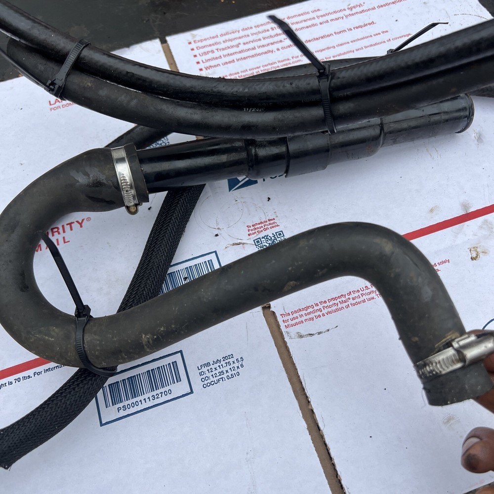 Mercruiser power steering pump hoses and cooler