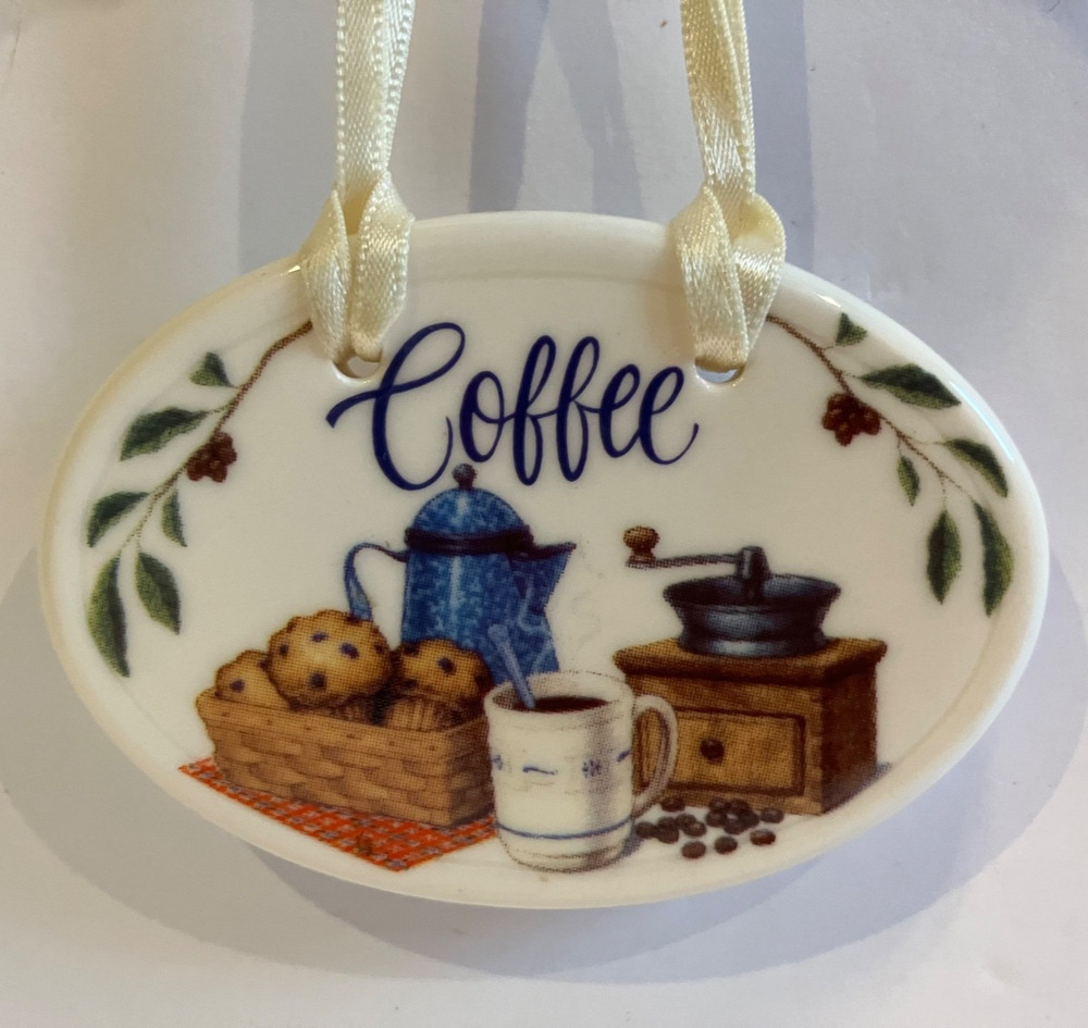 Longaberger Coffee Basket Tie On