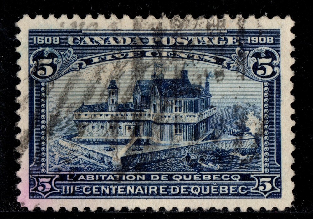 #99 tercentenary Quebec 5c Canada used well centered  cv $100