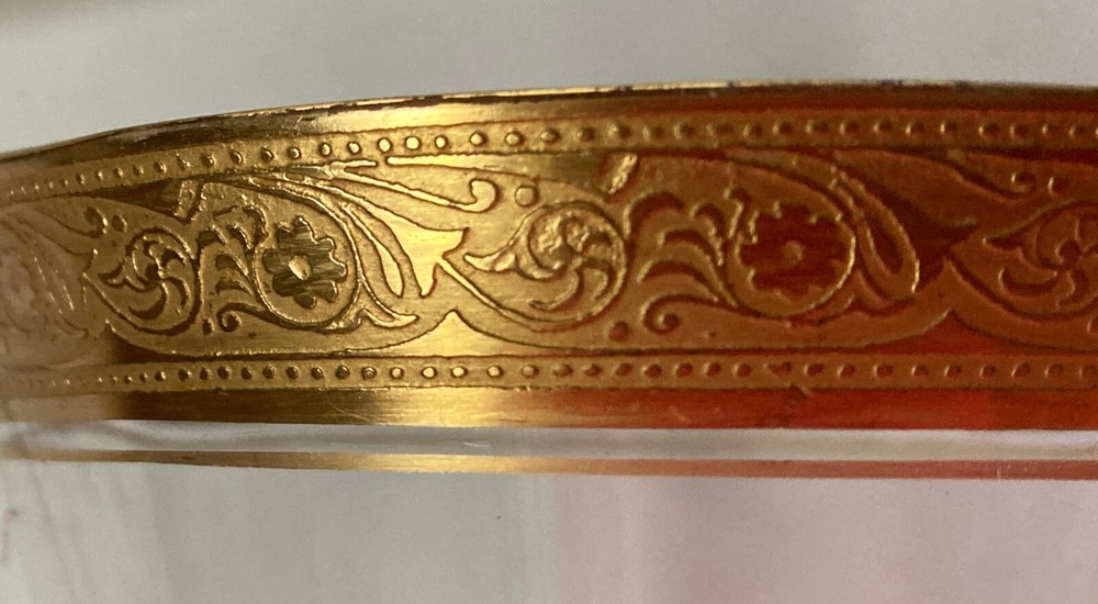 Water goblets Gold Encrusted *READ*