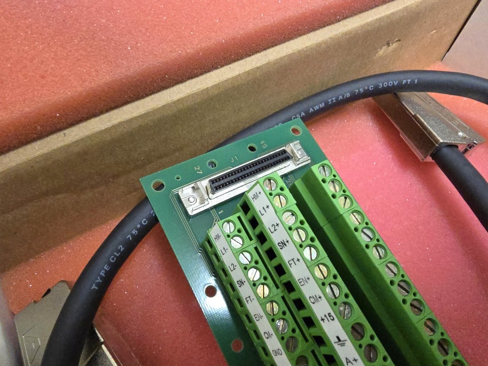 MTS 461841-01B XDC Motion Controller Breakout Board & 9720K Cable - New