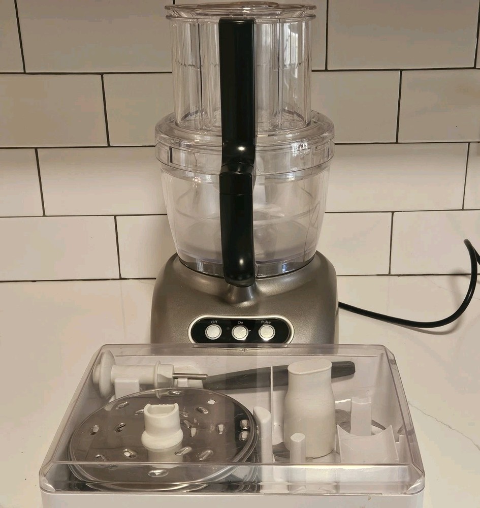 KitchenAid Architect 7-Cup Food Processor COMPLETE SET w/ Storage Case - Tested