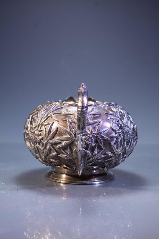 FINE ANTIQUE CHINESE EXPORT SILVER CREAMER,
