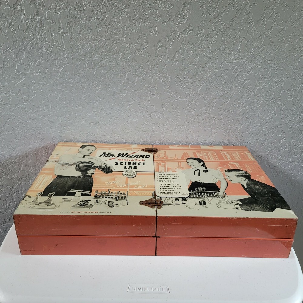 1950s Handy Andy Mr. Wizard Science Lab CASE ONLY