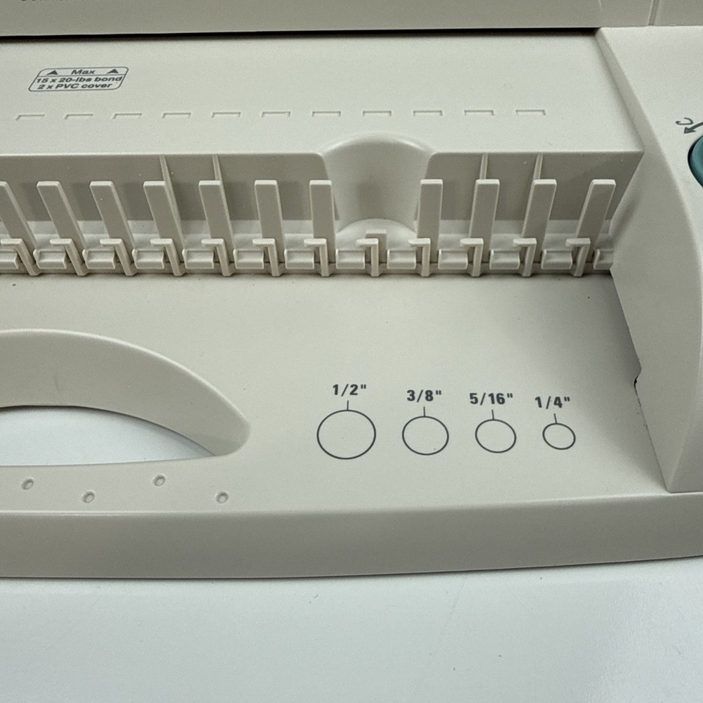 GBC CombBind C95e Manual Comb Binding Machine