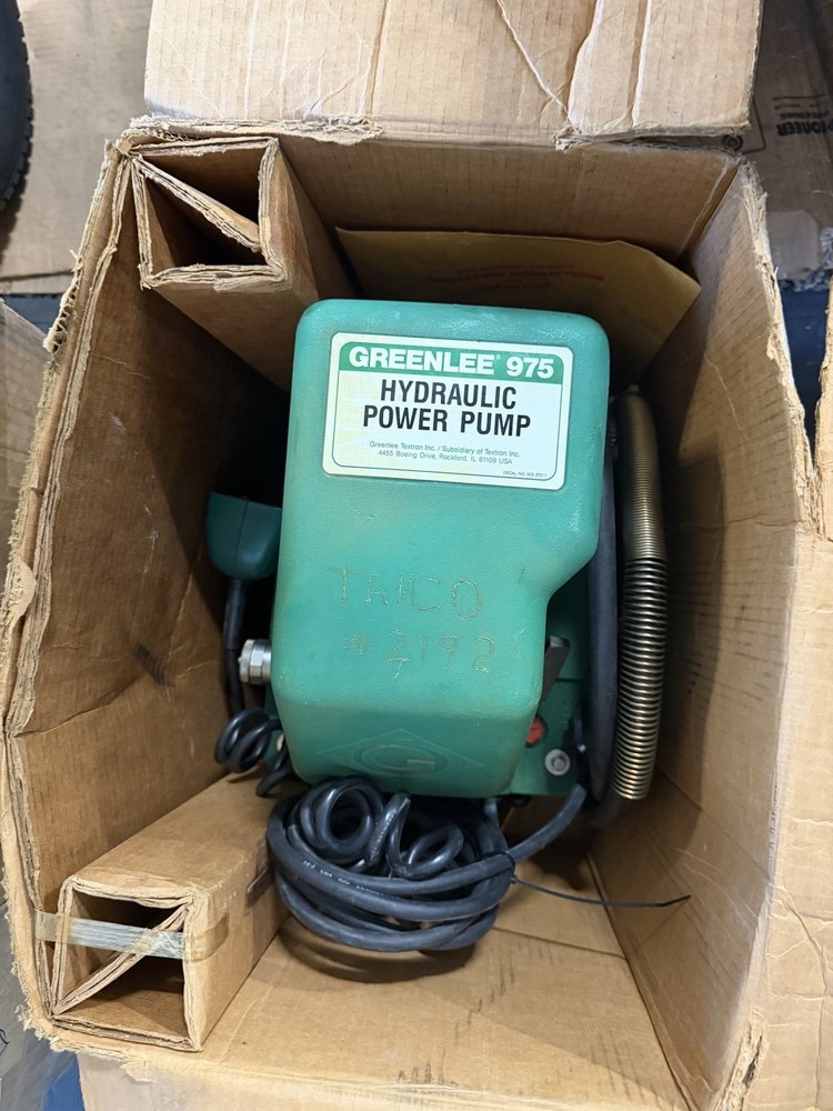Greenlee 975 Hydraulic Power Pump Conduit Bender