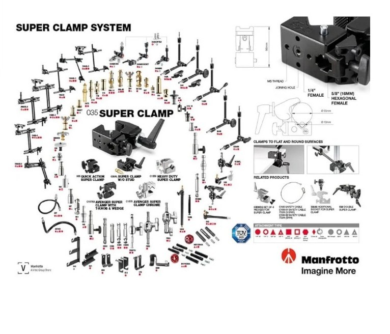 Manfrotto 035 Super Clamp without Stud