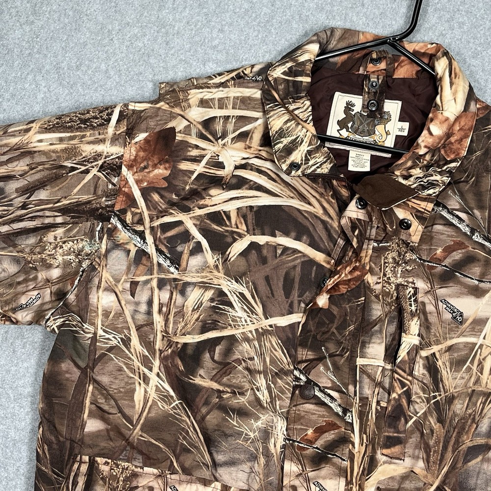 Herters Camo Jacket Full Zip Button Lined Advantage Max 4 Hunting