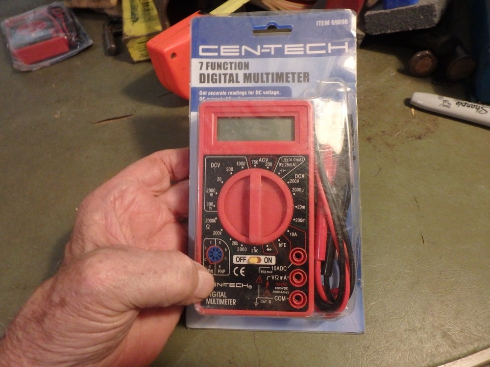2X-   NOS sealed CEN-TECHmult meter 7 function # 69096