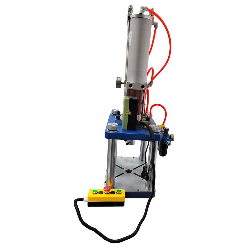 110V 8 Tons Pneumatic Punch Press Machine 17636Lbs with Controller 4 Columns