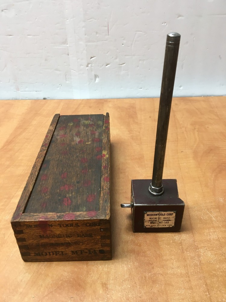 Modern Tools Corp Magnetic Base Indicator Holder MT-14B USA