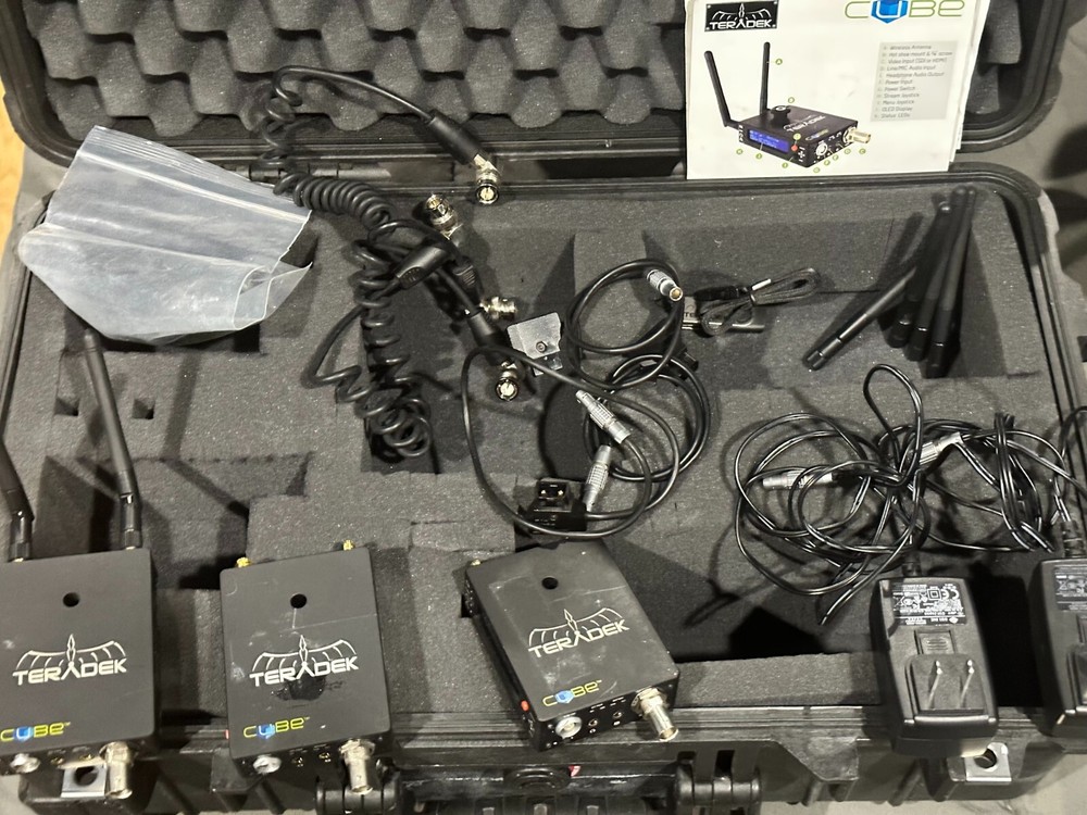 Teradek Cube 155 HD-SDI Video Encoder With additional accessories and Case