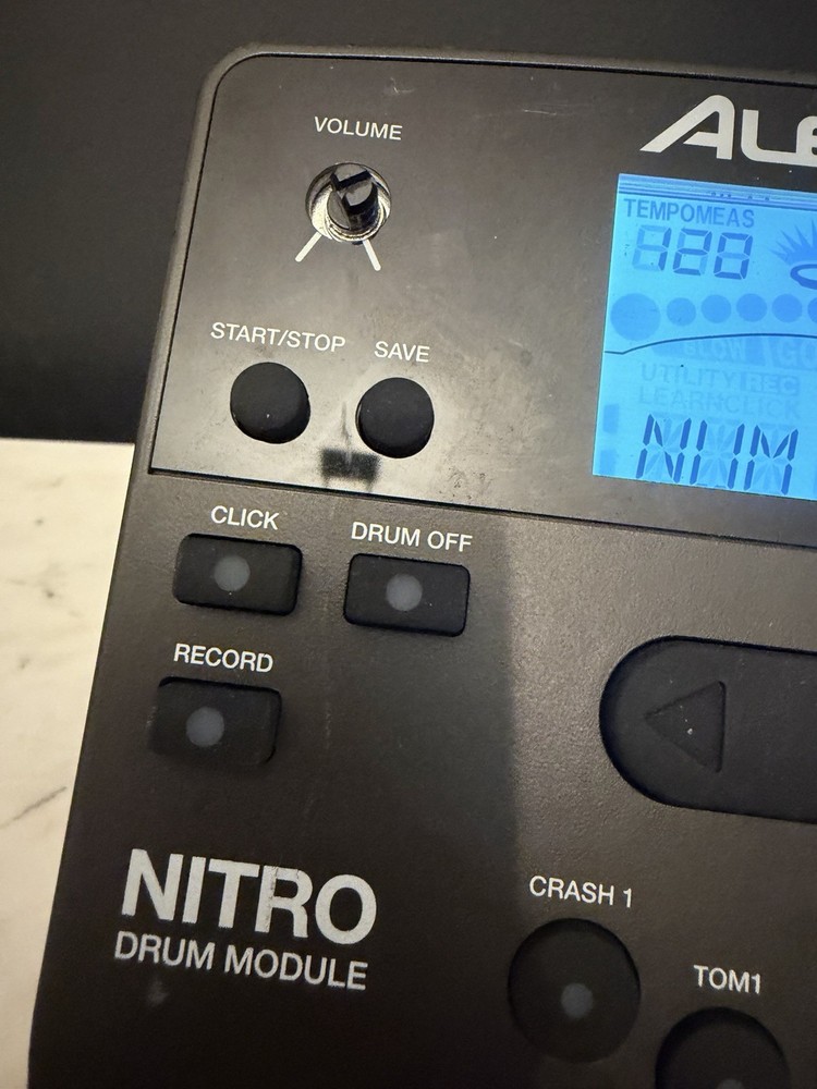 Alesis Nitro Drum Module DM7X w/ AC Power Adapter - Tested