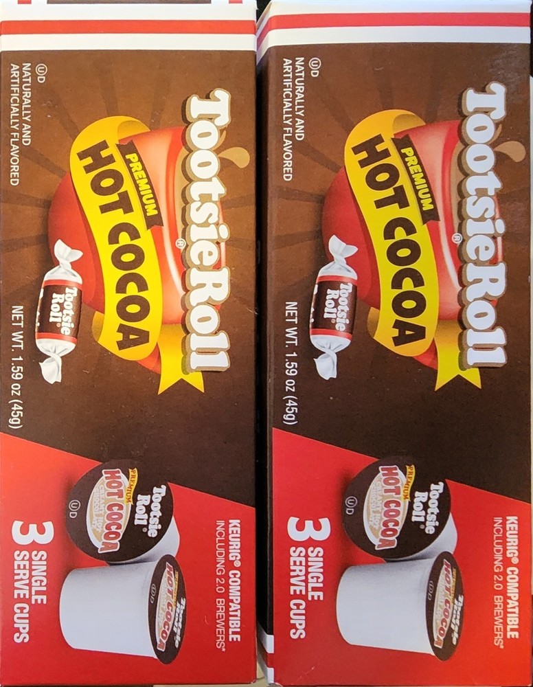 Two Tootsie Roll Premium Hot Cocoa