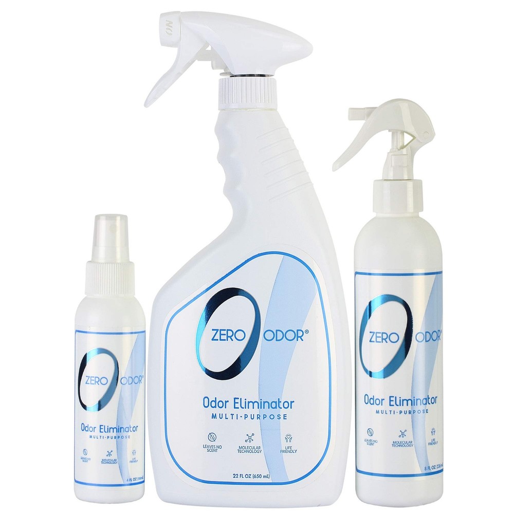 Zero Odor - Multi-Purpose Strong Odor Eliminator for Home, Office, Car, Bathr...