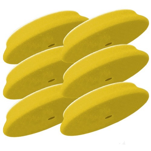 RUPES D-A Fine Finishing Foam Pad 40mm - Yellow *6-Pack (9.DA40M/6)