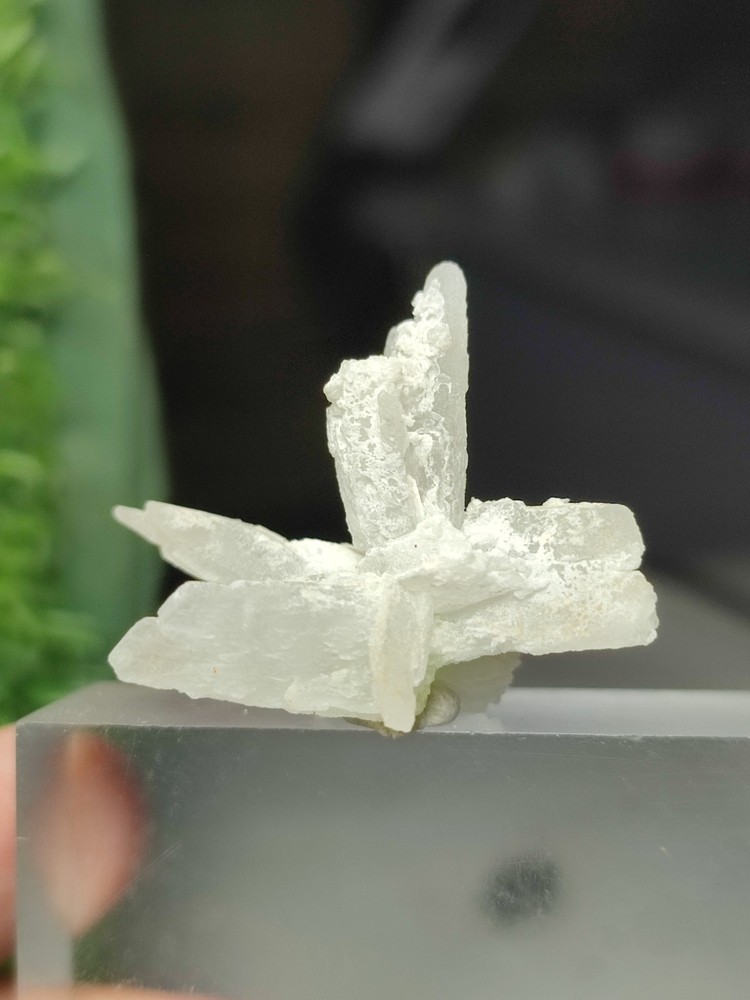 Calcite With Prehnite Nice Color & Termination-Afg.