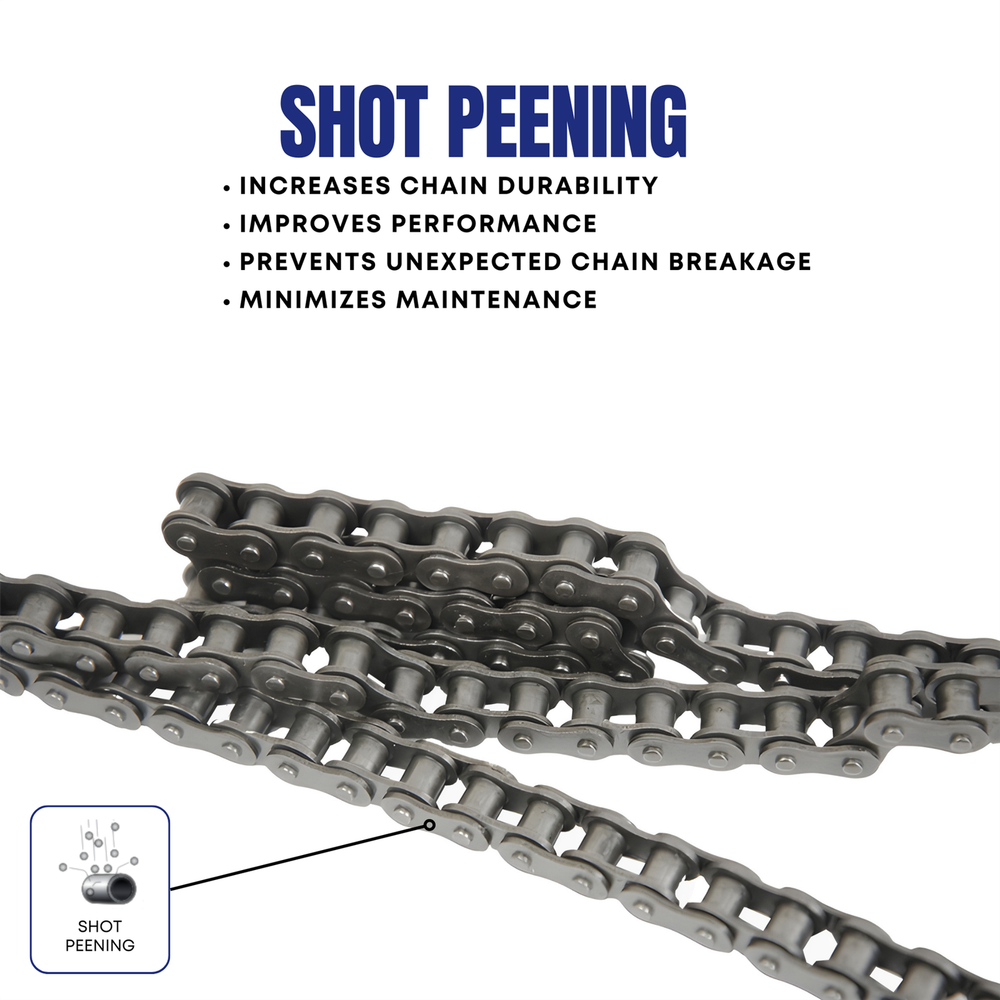 #50 Roller Chain 10 Feet with 2 Connecting Links