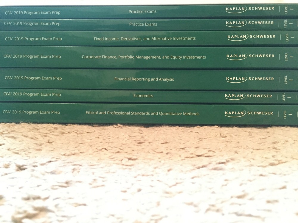 CFA Lvl. 1 Unmarked Core Package 2019 - Kaplan Schweser