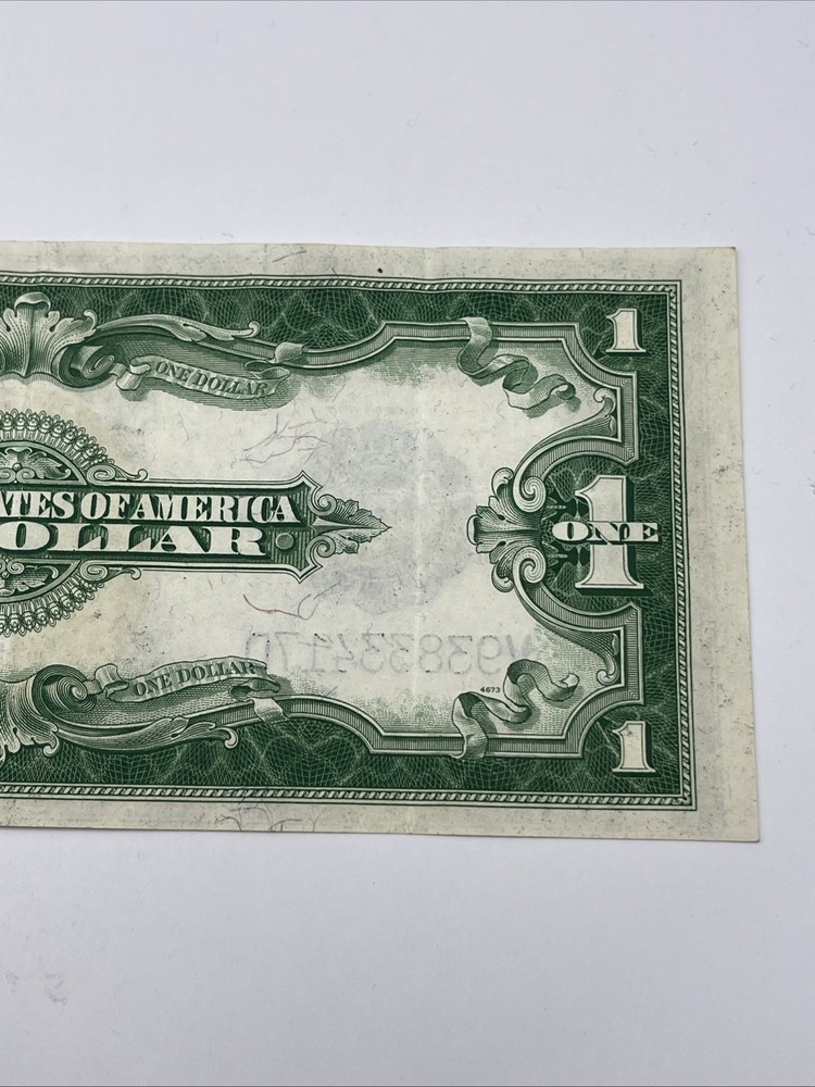 1923 $1 Silver Certificate Banknote Horse Blanket