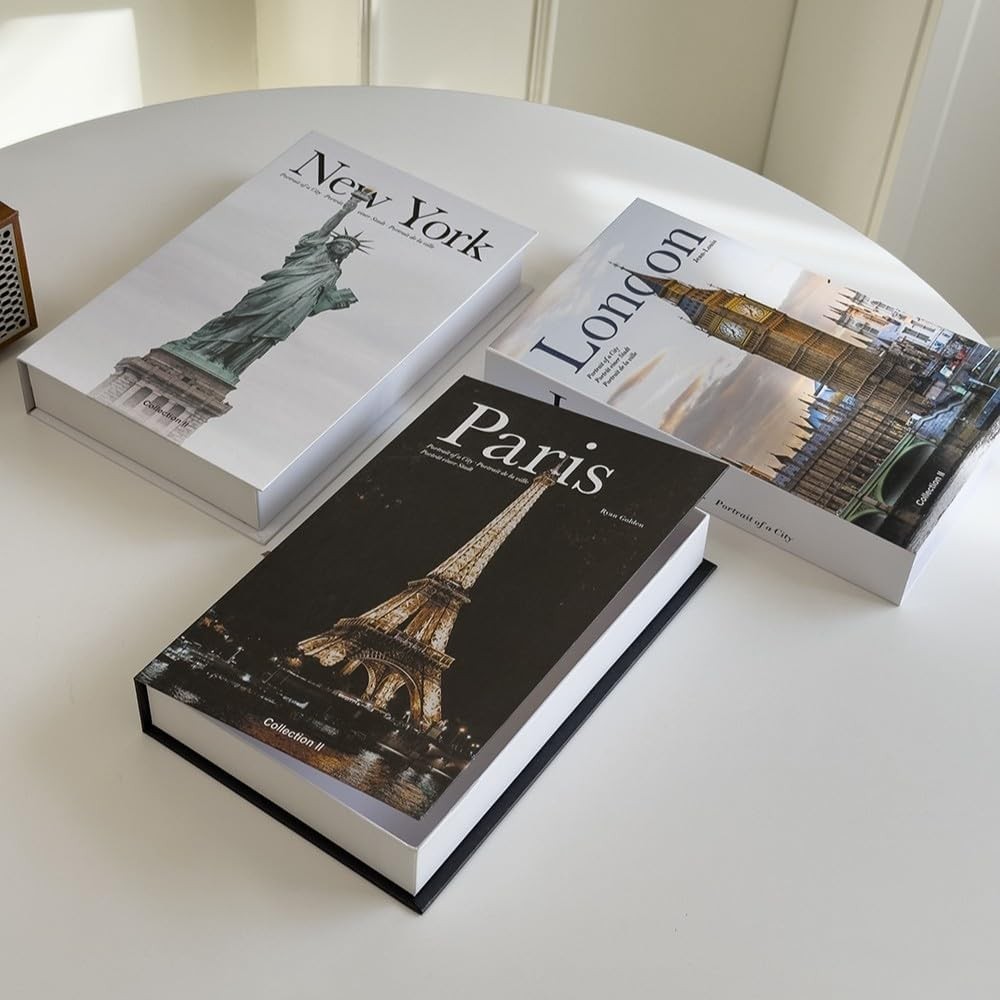 Decorative Storage Book Box – Hidden Storage for Remote Controls, Keys, and Sm