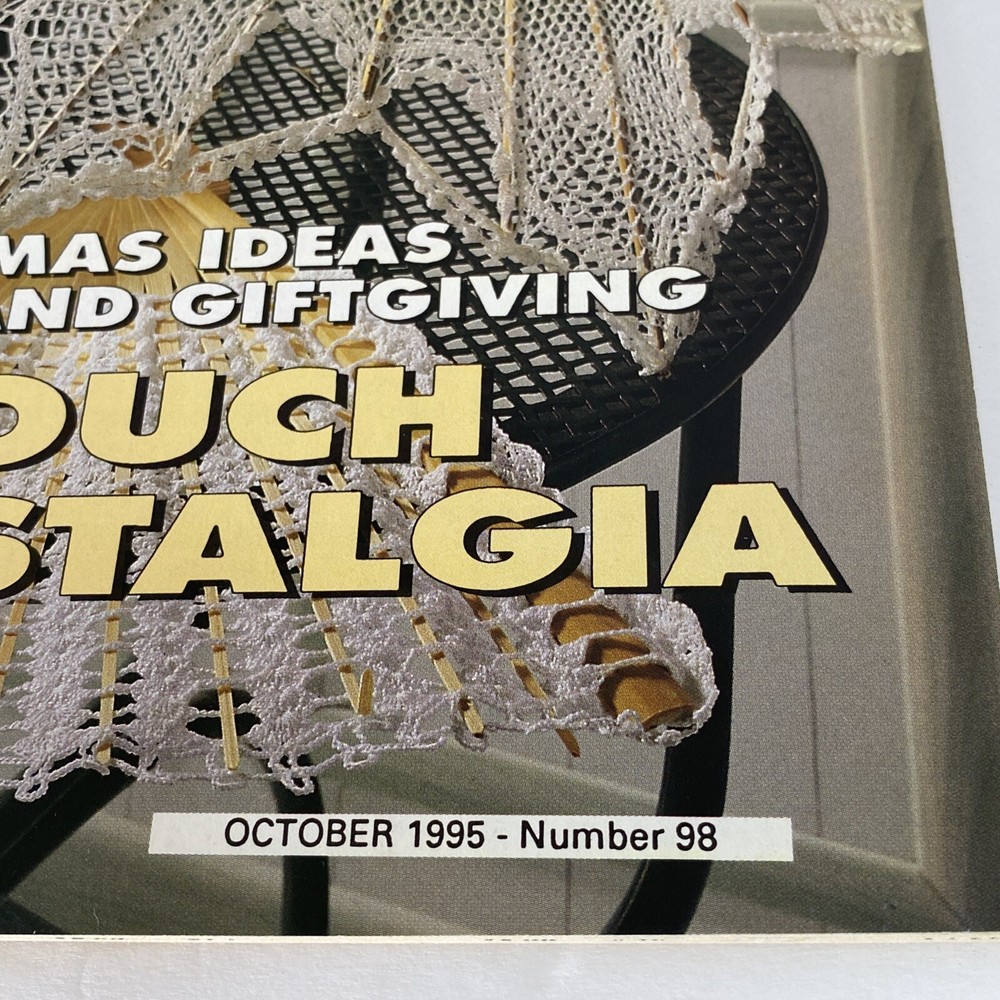 Magic Crochet Magazine 34 Projects Issue Number 98 Oct. 1995 Doily Tablecloth