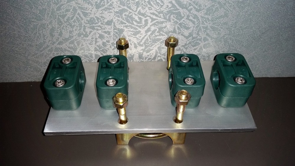 4" x 8"Dipole-Driven Element Al.Antenna Plate-3/8" Driver Element. to 3" Boom