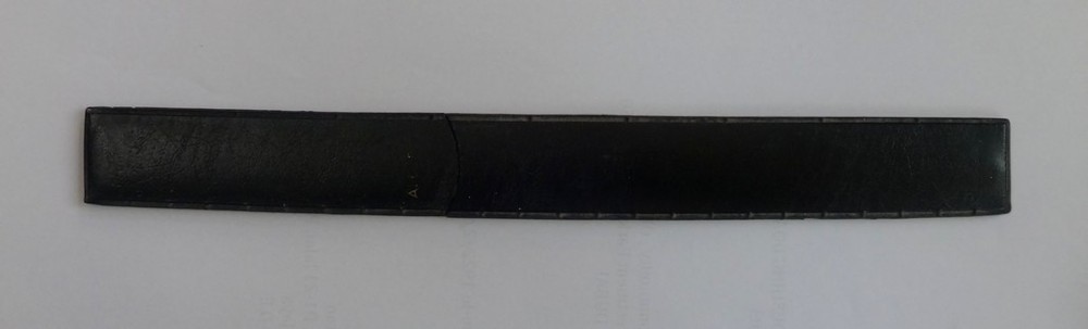 India 9” paper cutter with leather handle & sheath