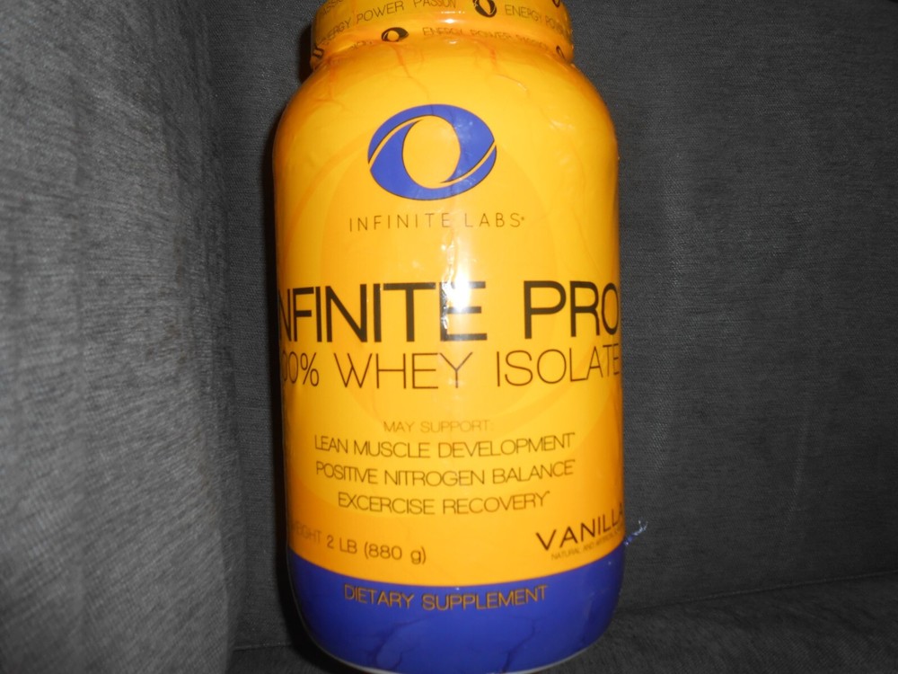 Infinite Labs INFINITE PRO 100% WHEY ISOLATE 2LB Vanilla. 09/24