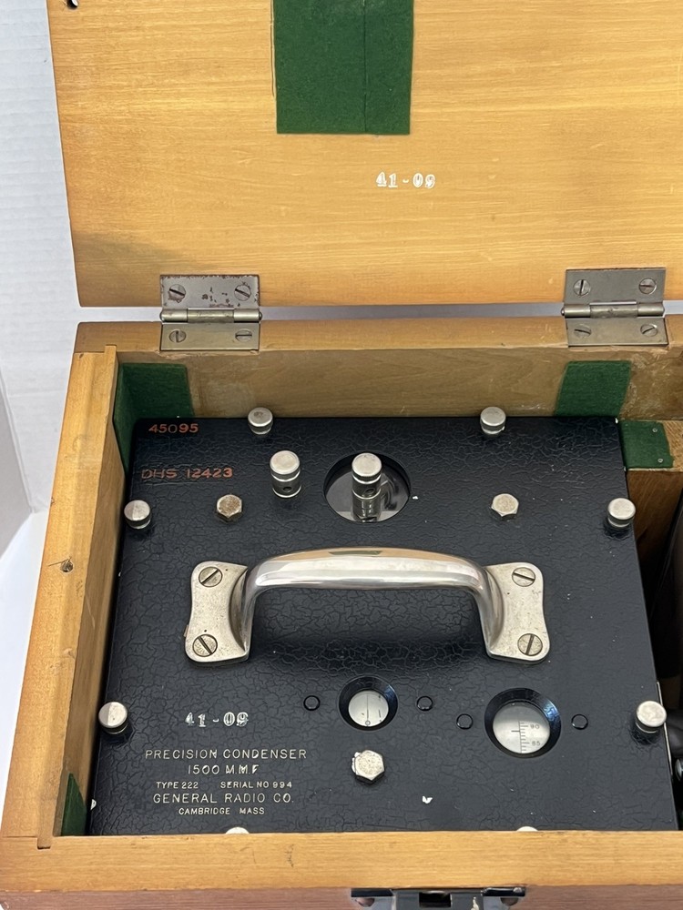 General Radio Precision Condenser Type 222 Serial No. 994