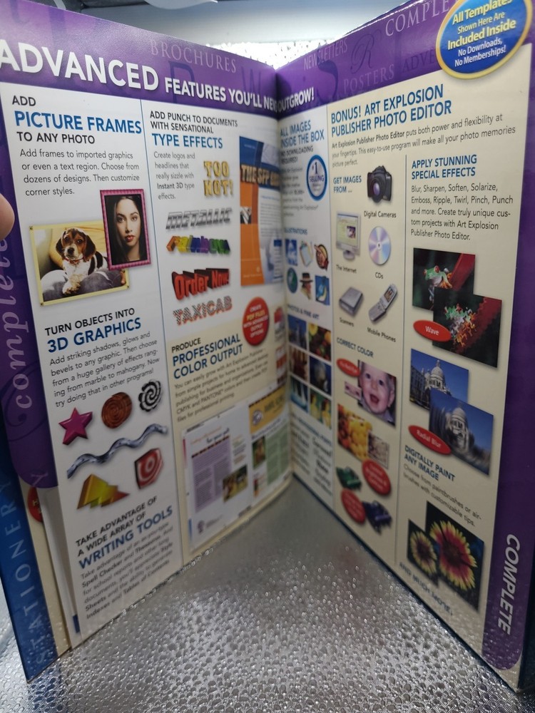 VTG Nova Art Explosion Publisher Silver Edition PC Windows 98/XP