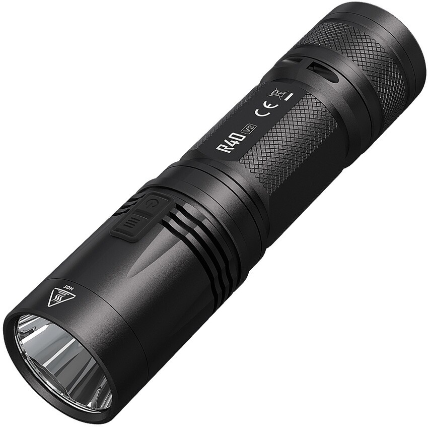 Nitecore R40 V2 Rechargeable Flashlight Wired/Wireless Aluminum Construction