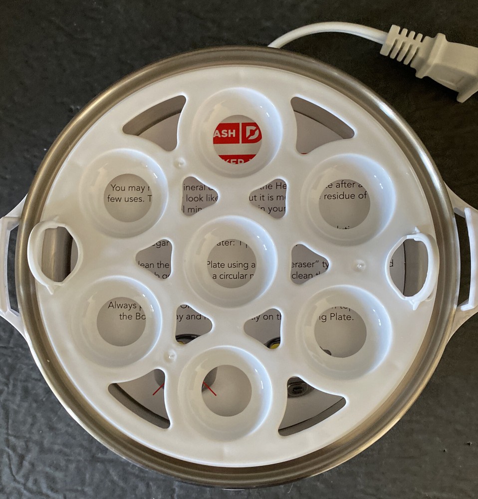 Dash Rapid Egg Cooker 7 Egg Capacity Egg Cooker for Hard Boiled Eggs Poached