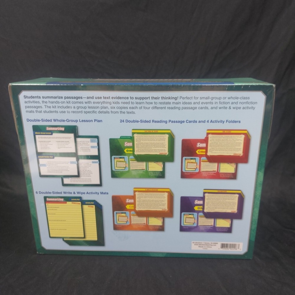 Lakeshore Finding Evidence Comprehension Kit Grades summarizing Grades 4-5