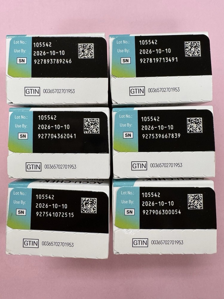 Accu-Chek Guide Test Strips 6 Boxes 🩸300 Count Diabetic Blood Glucose Testing