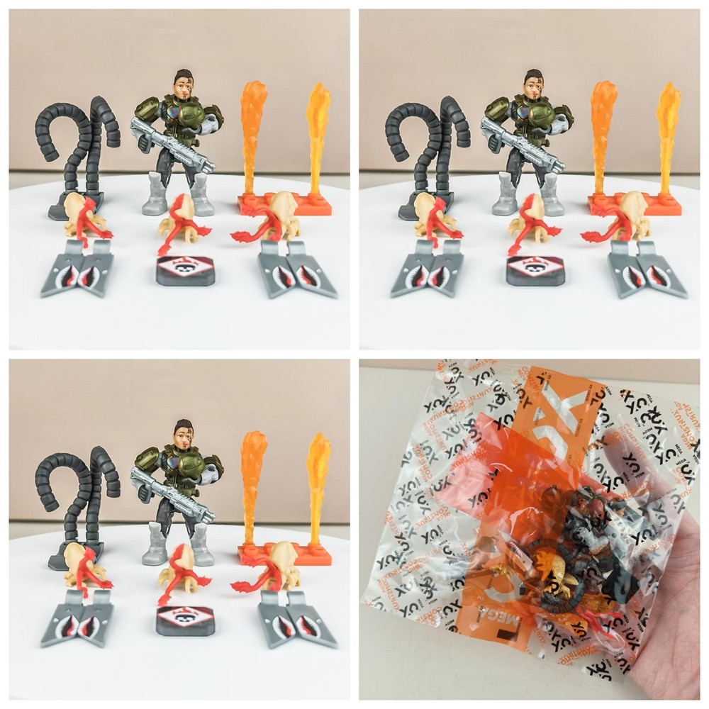 3 Pack Halo Construx Mega Bloks Unsc Hellbringer Kinsano Cyclops Raid Accessory