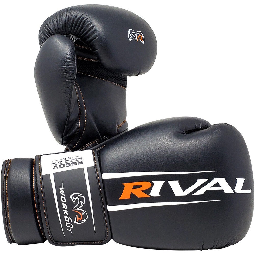 RIVAL Boxing RS60V 2.0 Workout Sparring Gloves, Hook & Loop Closure, Molded Foam