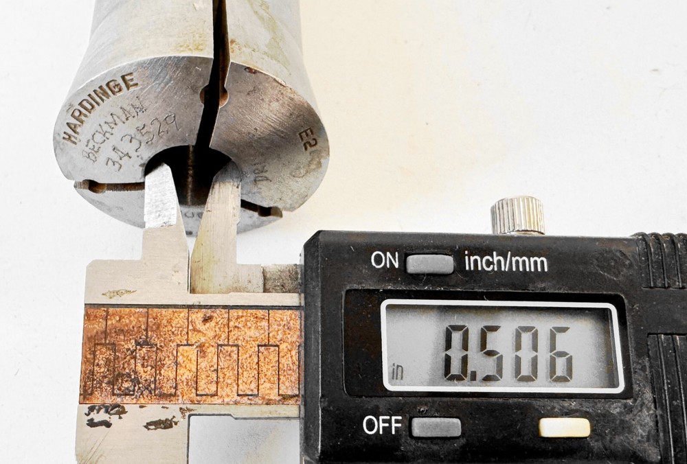 HARDINGE E2 5C Emergency Collet Internal & External Threads .506" Counter Bore