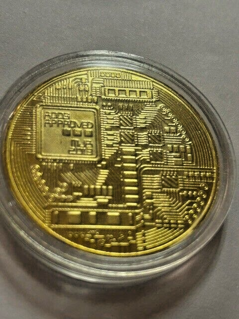Bitcoin (gold Platted) Coin