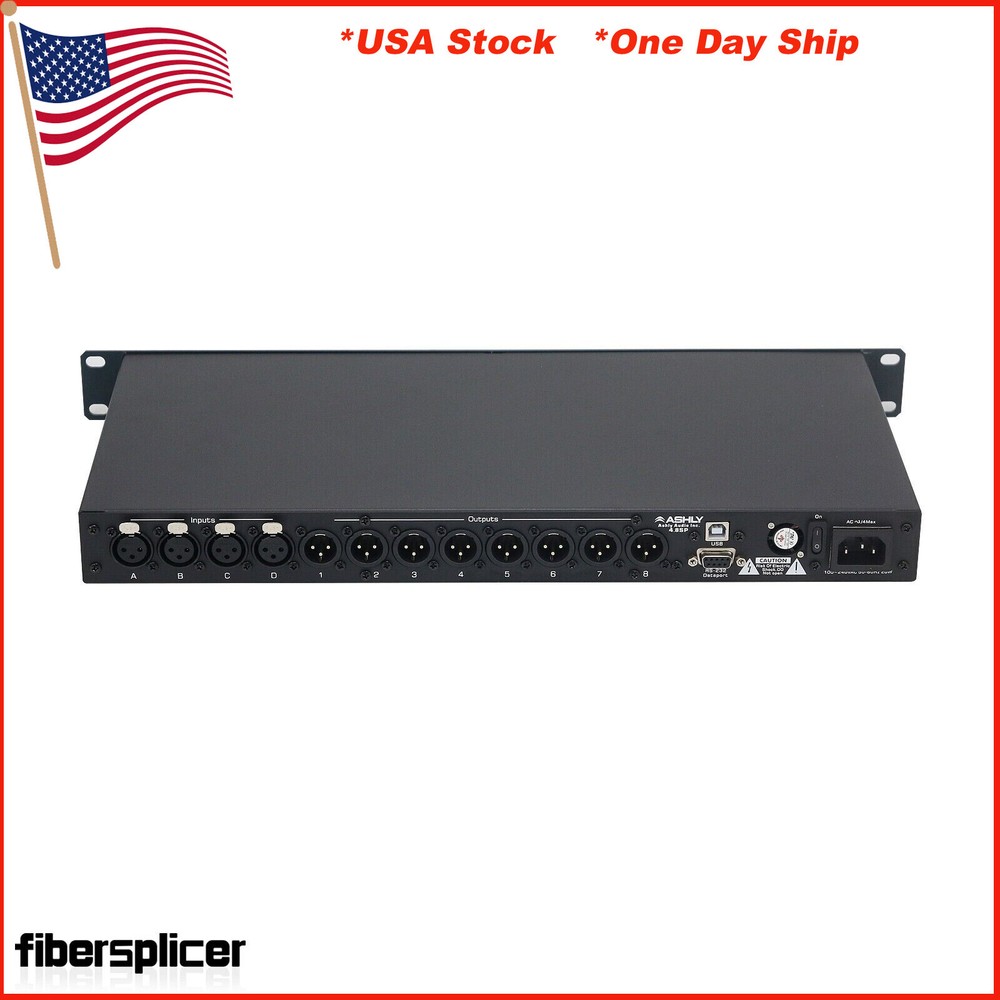 4.8SP 110V Digital DSP Audio Processor Original Software 4 Input 8 Output #USA
