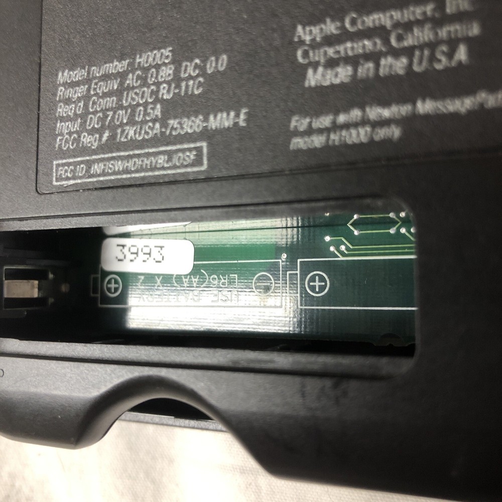 APPLE Newton Fax Modem 1993 MH0005 X 2 Untested *See Note*
