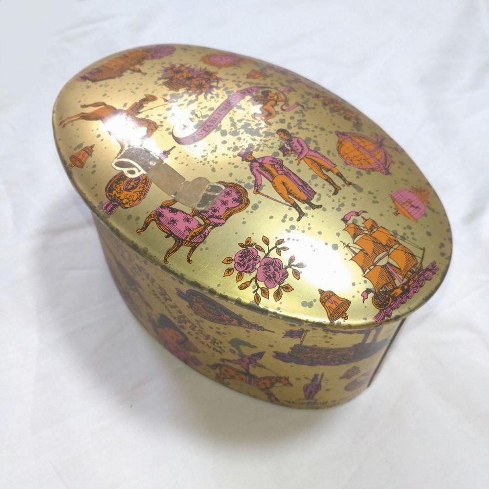 Vintage Morozoff Chocolate Candy Tin (Empty) From The 1960s