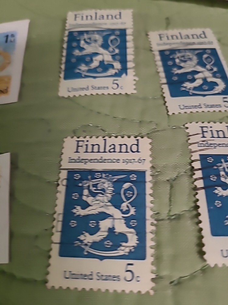 12 Stamps Finland (ENVELOPE 29)