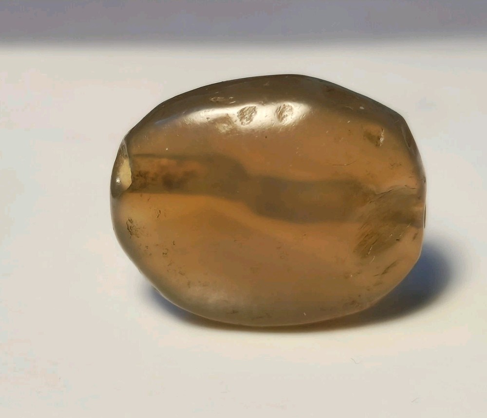 ANCIENT RARE CHALCEDONY AGATE TABULAR BEAD