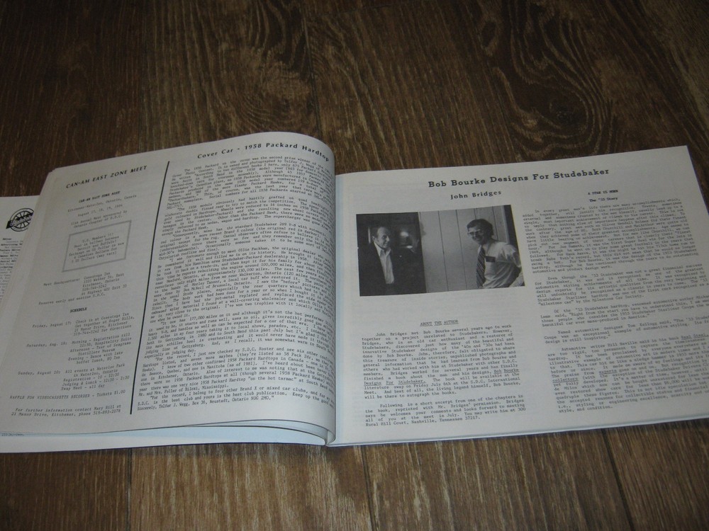 July 1984 Studebaker Turning Wheels Bulletin Studebaker