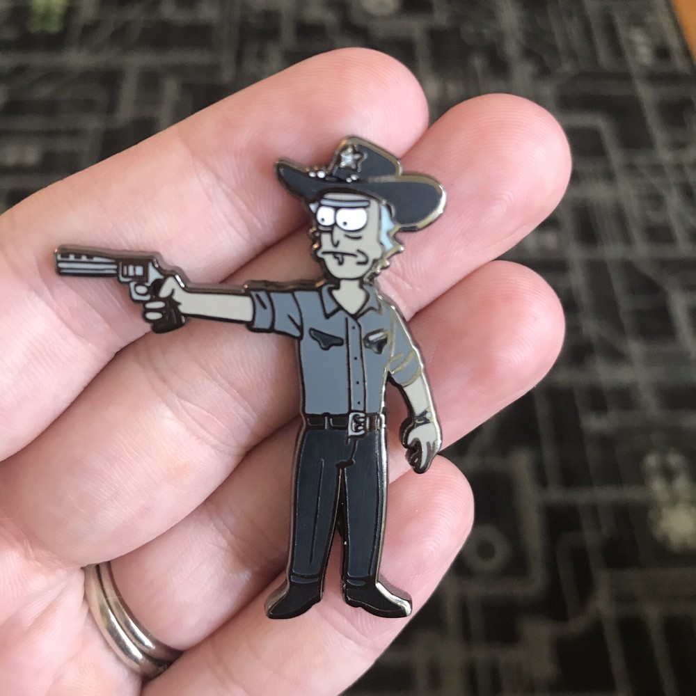 Sheriff Rick, Hat Pin, Lapel Pin, Talking Dead