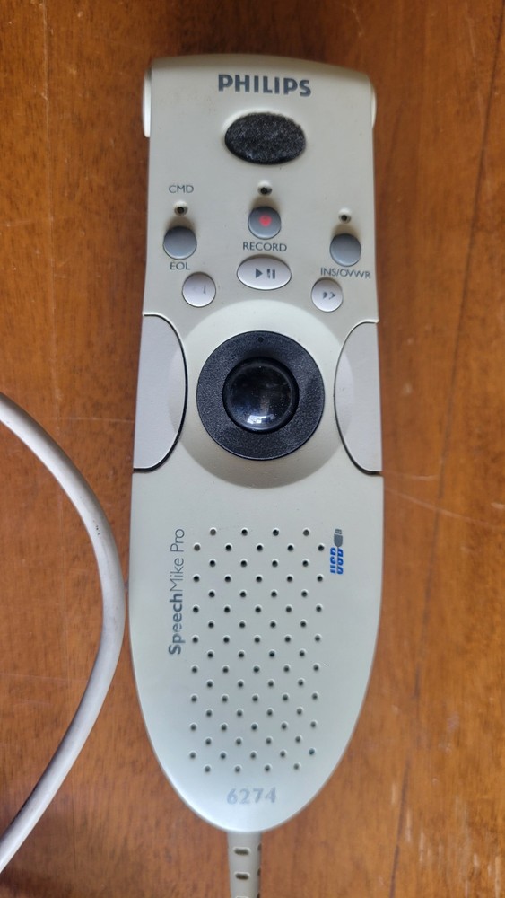 Philips 6274 Handheld USB Speech Mike Pro Microphone