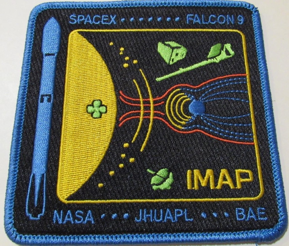 FALCON 9 IMAP NASA INTERSTELLAR MAP & ACCELERATION PROBE SPACE MISSION PATCH