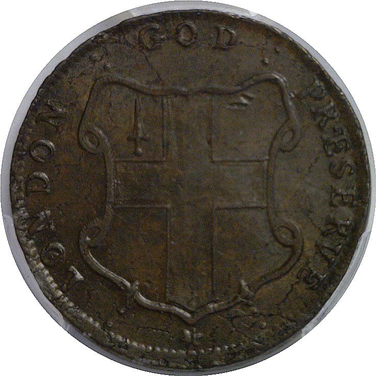 (1694) Elephant Token, Thick Planchet PCGS MS-62 BN